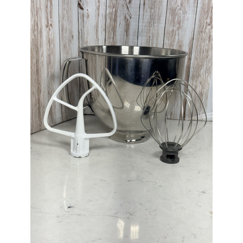 KitchenAid KSM150 Stainless Steel Bowl And Attachments 5 Quart